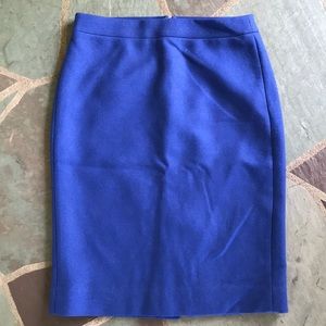 Royal Blue J.Crew Pencil Skirt